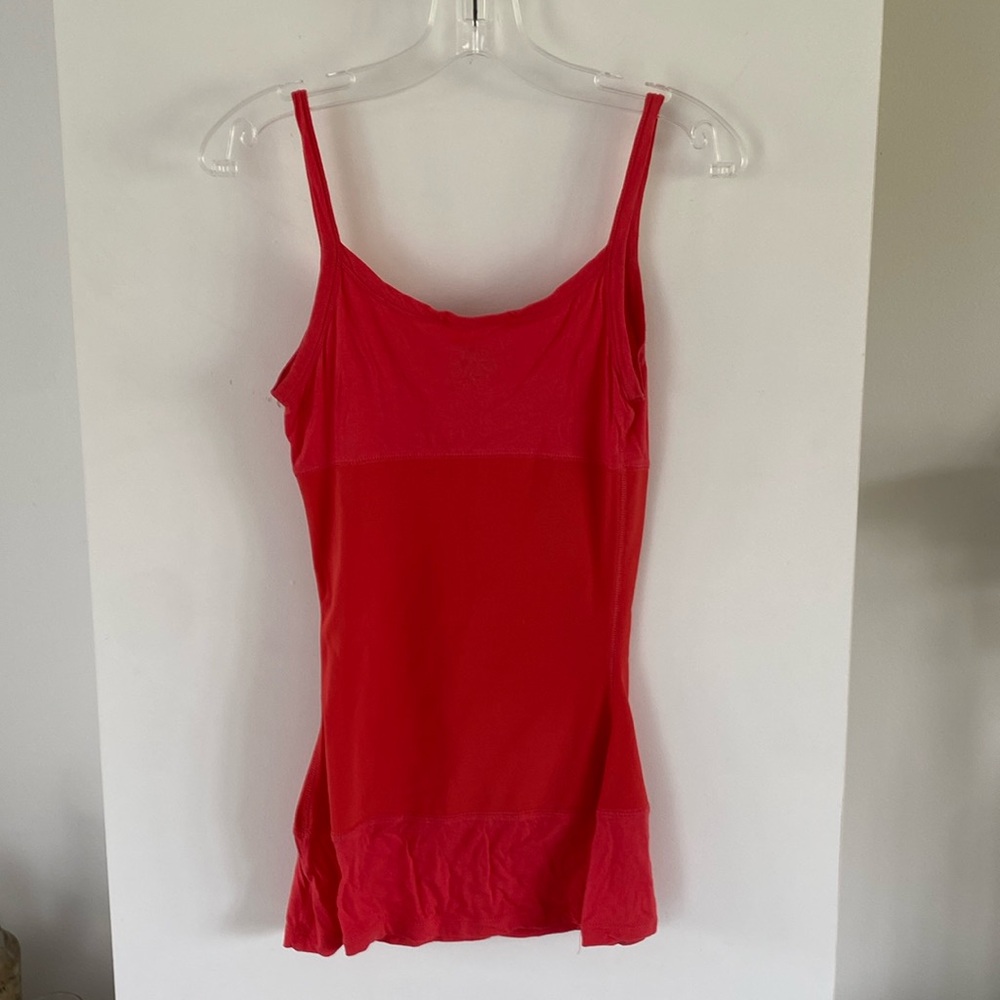 YUMMIE TUMMIE TANK S LONG waist shaper cami layer by Heather Thomson salmon